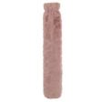 Long Hot Water Bottle - Pink Faux Fur Hot on Sale