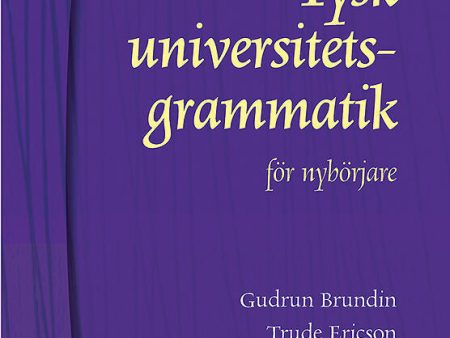 Tysk universitetsgrammatik för nybörjare Online Sale