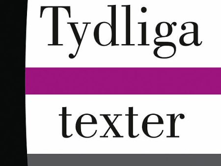 Tydliga texter : snabba skrivtips och språkråd For Sale