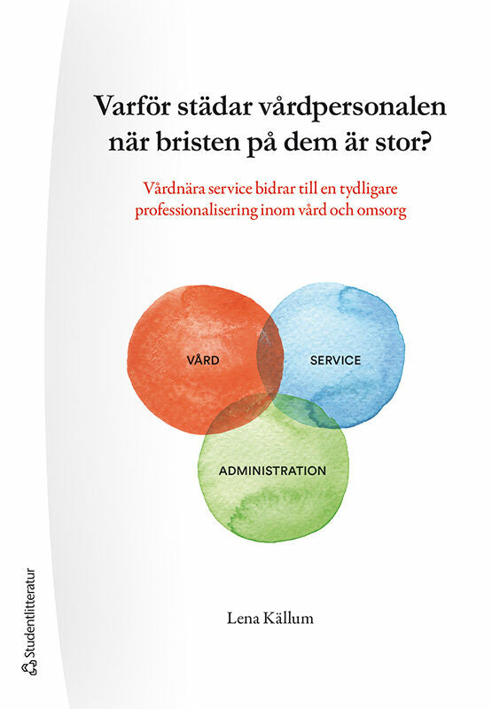 Varför städar vårdpersonalen när bristen på dem är stor? : vårdnära service bidrar till en tydligare professionalisering inom vård och omsorg Discount